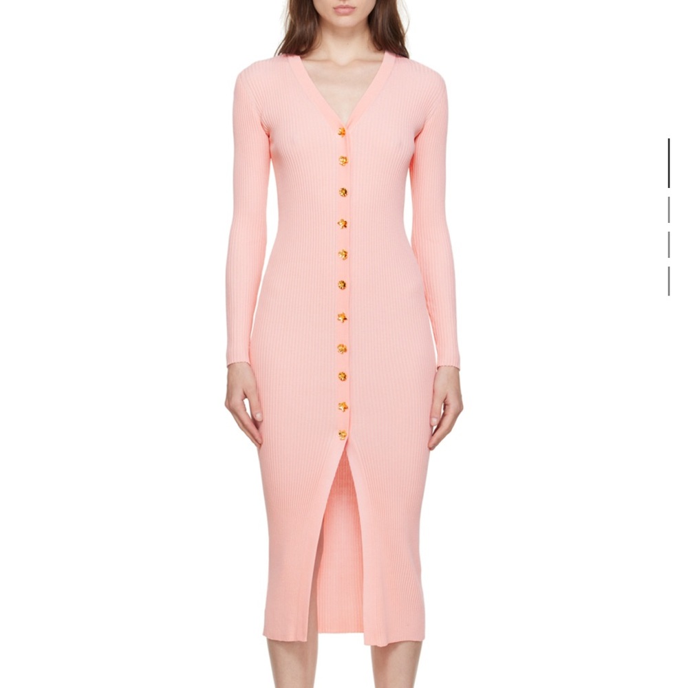 STAUD Pink Shoko Maxi Dress